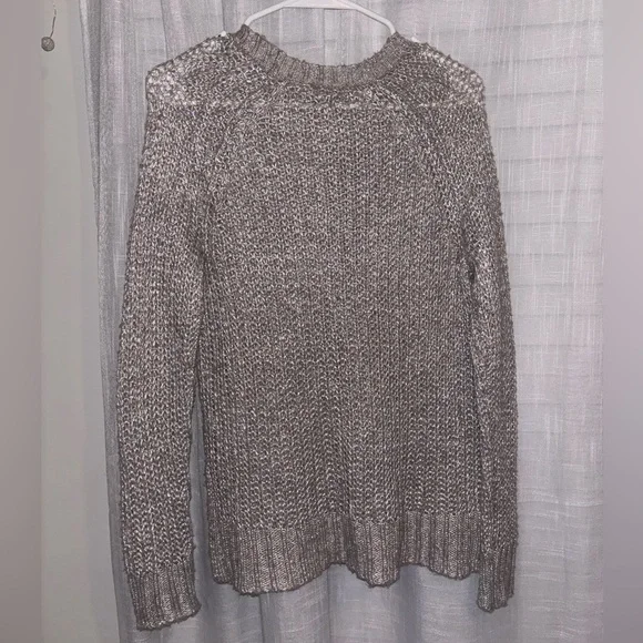 Aerie Metallic Shimmer Knit Sweater - Picture 3 of 4